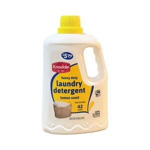 Krasdale Heavy Duty Laundry Detergent Lemon Scent 3.78 Litres