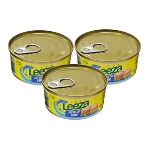 Leeza Light Meat Tuna In Brine Value Pack 3 x 160 g