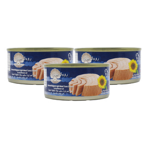 Royal Pearl Light Meat Tuna Chunks In Sunflower Oil 3 x 170 g