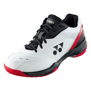 Yonex Power Cushion 65 X Mens Badminton Shoes, SHB65X3EX, White/Red, 45 EU