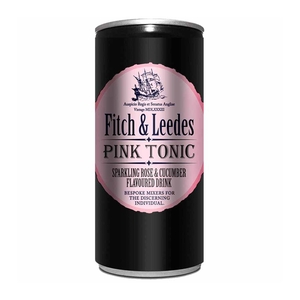 Fitch & Leedes Pink Tonic Sparkling Rose And Cucumber Flavoured Drink 200 ml