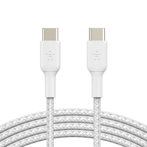 Belkin 60W USB-C to USB-C Cable, 1m, 2 pcs, White, CAB004