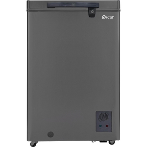 Oscar Single Door Chest Freezer, 100L, Dark Gray, OCF120L-DG