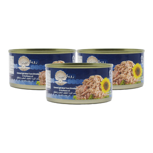 Royal Pearl Light Meat Tuna Shredded In Sunflower Oil 3 x 185 g