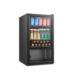 Zenan Beverage Cooler, 128L, Black, ZBC-BC128