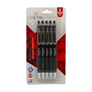 Win Plus Pen DuraTek RT Black 0.7mm 5pcs