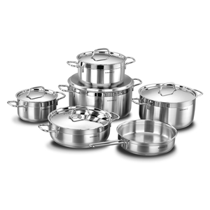 Korkmaz Nora Plus pots, set of 11 pieces - A2681