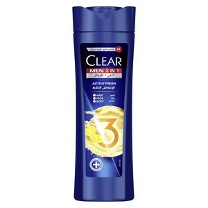 Clear 3in1 Active Fresh Shampoo For Men 400 ml