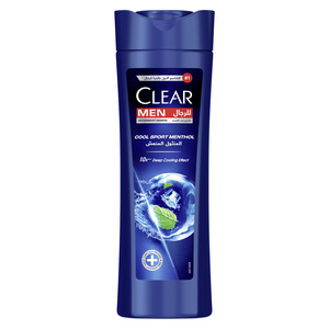 Clear Cool Sport Menthol Anti-Dandruff Shampoo For Men 400 ml