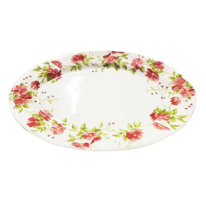 Clayton Oval Food Platter, 36 cm, Wild Rose Design, CLA.SN15486