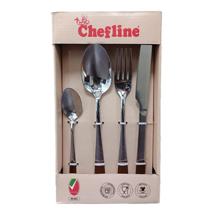 Chefline Stainless Steel 16 pc Cutlery Set, JCNG26316