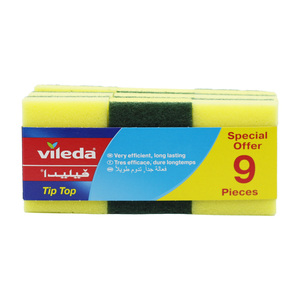 Vileda Sponge Tip Top 7 + 2