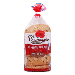 La Boulangere 10 Milk Rolls with Chocolate Chips 350 g