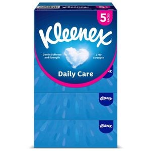Kleenex Daily Care Facial Tissue 2ply 5 x 150 Sheets
