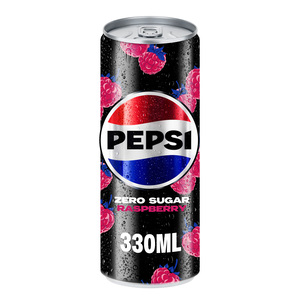 Pepsi Zero Raspberry Can Cola Beverage 330 ml