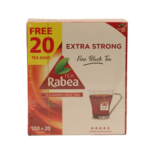 Rabea Extra Strong Tea 100 Teabags + 20 Teabags