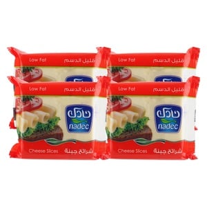 Nadec Cheese Slices Low Fat 200 g 3+1