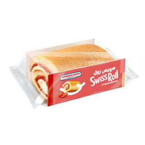 Americana Swiss Roll Strawberry With Vanilla Cream 55 g