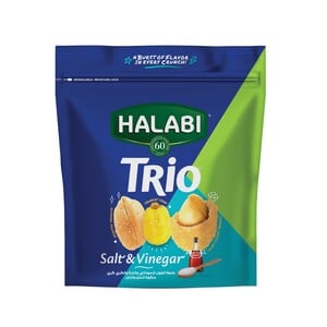 Halabi Trio Roasted Peanuts Salt & Vinegar 150 g