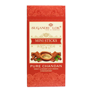 Sugandh Lok Pure Chandan Mini Sticks Agarbathies 50 g