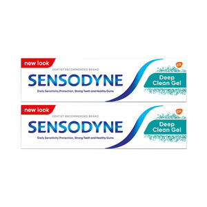 Sensodyne Toothpaste Deep Clean Gel 75 ml 1 + 1