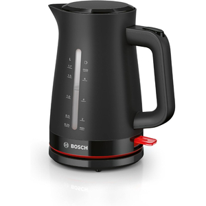 Bosch Cordless Electric Kettle, 1.7L, Black, TWK3M123GB