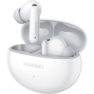 Huawei FreeBuds 6i, InteFreeBuds 6i, Intelligent Dynamic ANC 3.0, Punchy Bass, Fast Charging, Longer Listening, Distraction-Free Calling, IP54 Sweat- and Water-resistance, Dual-Device Connection, White