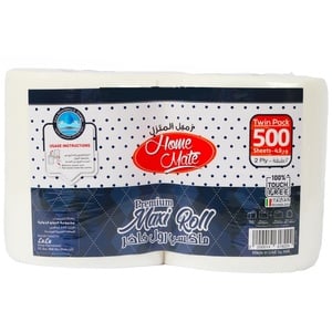 Home Mate Maxi Roll 2 ply 2 x 250 Sheets