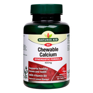 Natures Aid Chewable Calcium 400mg 60pcs