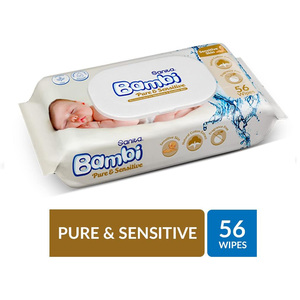 Sanita Pure & Sensitive Bambi Wipes 56 pcs