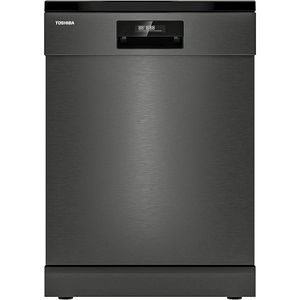 Toshiba Dishwasher, 8 Programs, 15 Place Setting, Black Stainless Steel, DW-15F3ME(BS)