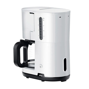 Braun Coffee Maker, 1000W, White, KF1100WH