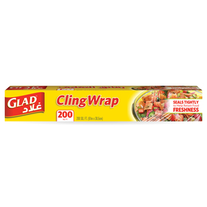 Glad Cling Wrap 200 sq.ft. Size 61m x 30.5cm 1 pc