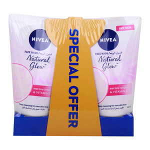 Nivea Natural Glow Face  with Even Tone Complex & VitaminC 2 x 100 ml