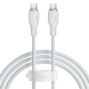 Baseus 100W USB-C to USB-C Cable, 1.2m, White, P10355702221