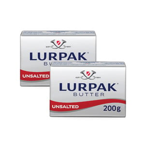 Lurpak Unsalted Butter Value Pack 2 x 200 g