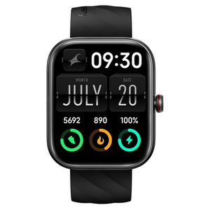Titan Fastrack Kruz+ Smart Watch, 1.91 inch, Black
