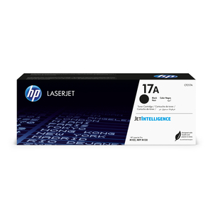 HP 17A Black Original LaserJet Toner Cartridge, 1600 pages, CF217A