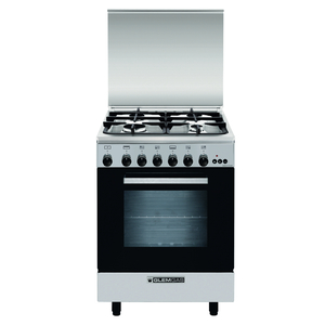 Glemgas Cooking Range with 4 Burners, Stainless Steel, 60 x 60 cm, AL6611GIFS