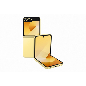 Samsung Galaxy Z Flip6 5G Smartphone, 12 GB Ram, 256 GB Storage, Yellow, SM-F741BZYAMEA