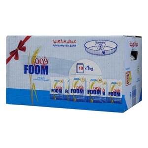 Foom Superior All Purpose Flour 10 x 1 kg + Gift