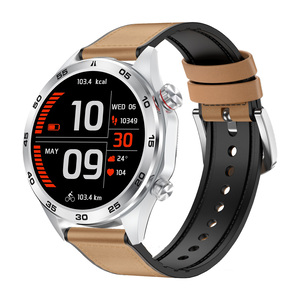 X.Cell Smartwatch Elite-5 Leather Strap Brown