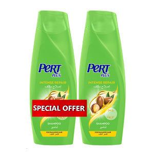 Pert Plus Intense Repair Shampoo with Argan Oil Value Pack 2 x 400 ml