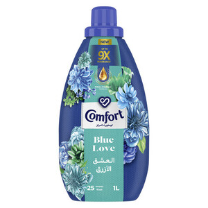 Comfort Concentrated Fabric Softener Blue Love 1 Litre