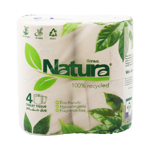 Sanita Natura Toilet Tissue 2ply 4 x 200 Sheets