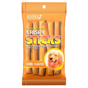 Sleeky Crispy Sticks Lamb Flavor Dog Biscuits 90 g