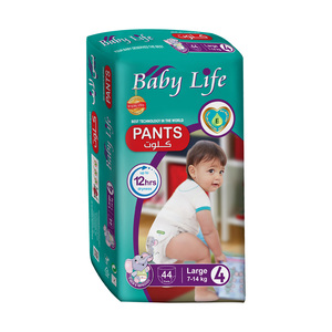 Baby Life Baby Diaper Pants Size 4 Large 7-14 kg 44 pcs