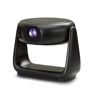 Powerology 300 Ansi Lumens Full HD Portable Projector with Built-in Battery and LCD light (PWHDPBNBK)