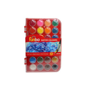 Funbo Water Colors 28 colors + Brush WC28