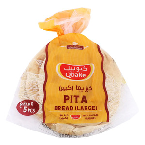 Qbake Arabic Bread Large 5 pcs